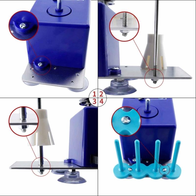 Bobineuse Automatique Avec Base à Ventouse Machine à Bobiner le Fil Multifonctionnelle Pour Machines à Coudre Domestiques Industrielles