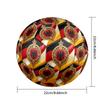 Balón de Fútbol de Bélgica Estampado Tamaño 5 Resistente al Desgaste Estándar para Entrenamiento de Adultos Regalo para Aficionados para Partido Deportivo en Interiores y Exteriores