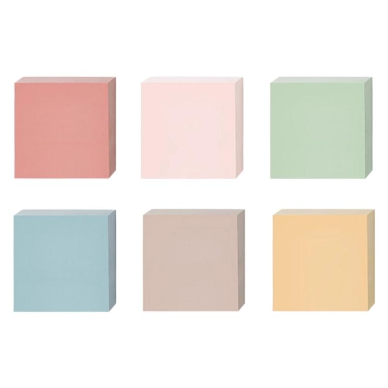 

Colored Note Paper 3x3Inch Self Adheive Note Paper Small Notepads Unlined for Fridge Notebook Calender 100Sheet/Pad 1