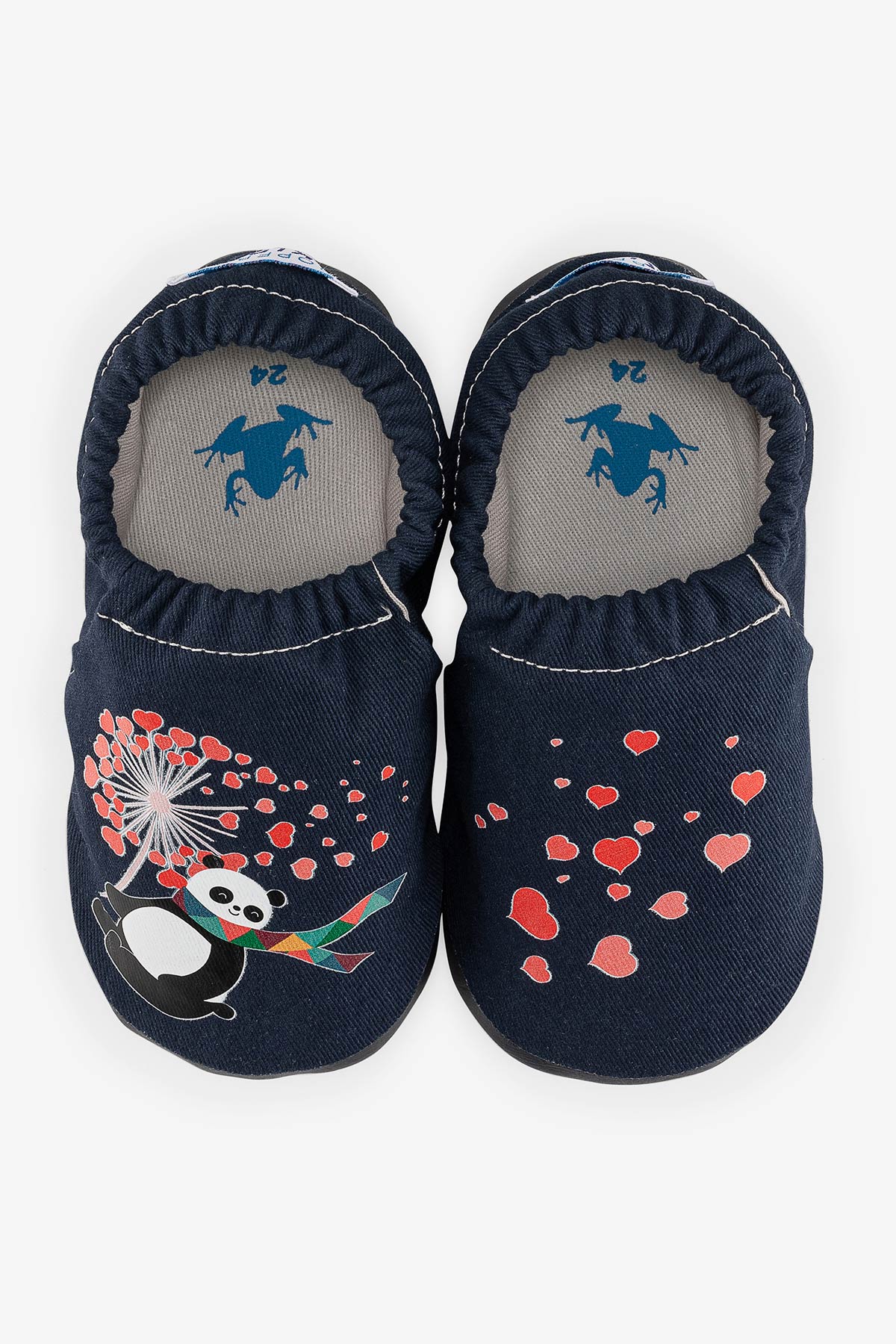 

Flying Hearts Hyper Navy Blue Barefoot Smart Booties 19 Темно-синій
