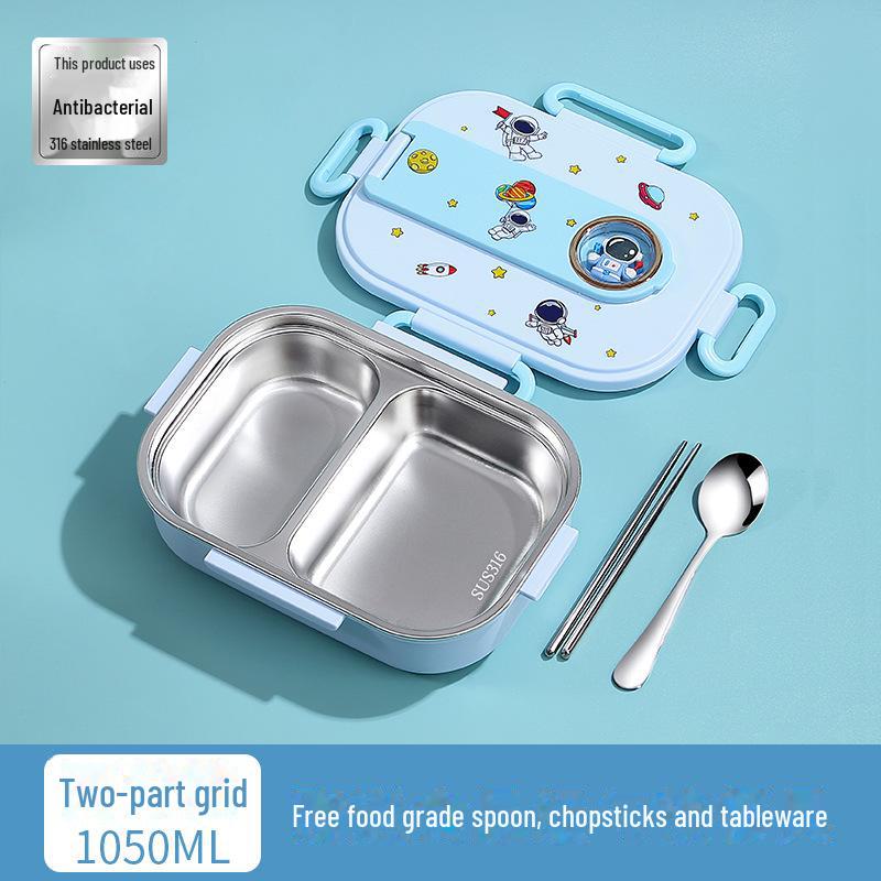 

«Детский изолированный ланч-бокс из нержавеющей стали марки 316 с отсеком для подноса»