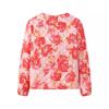 TRAF GAL 2024 Autumn Elegant Floral Printed Women Cotton Padded Jacket Winter Single Breasted Loose Coat Female Outerwear Y2K