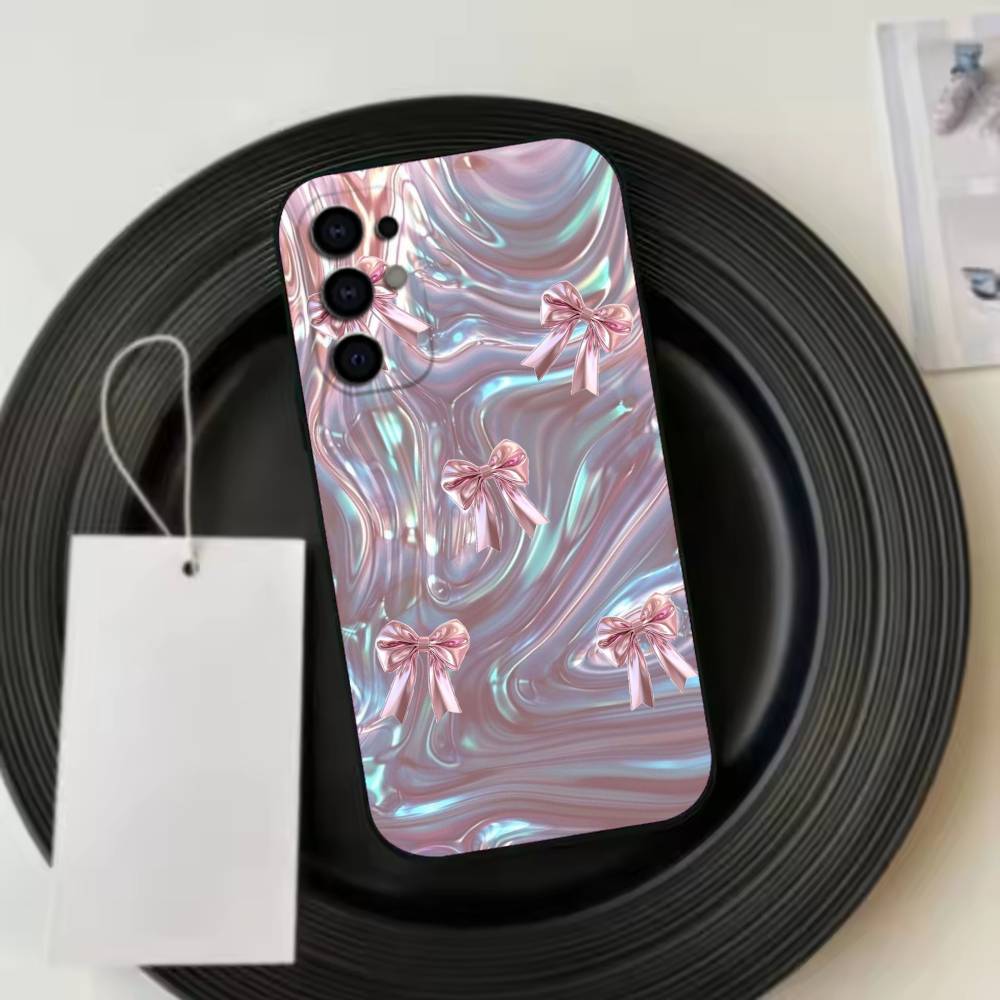 Folds T-Texture Phone Case For Samsung S25,S24,S21,S22,S23,S30,Ultra,S20,Plus,Fe,Lite,Note,10,Black Cover