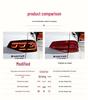 LED Taillight Assembly with Sequential Turn Signal for 2015-2018 Volkswagen Sagitar, Magotan Style