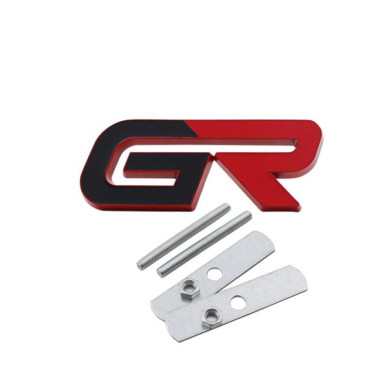 3D Car Styling GR Sport GAZOO Racing for Car Hood Fender Trunk Rear Bonnet Nameplate Decal Emblem Badge Sticker