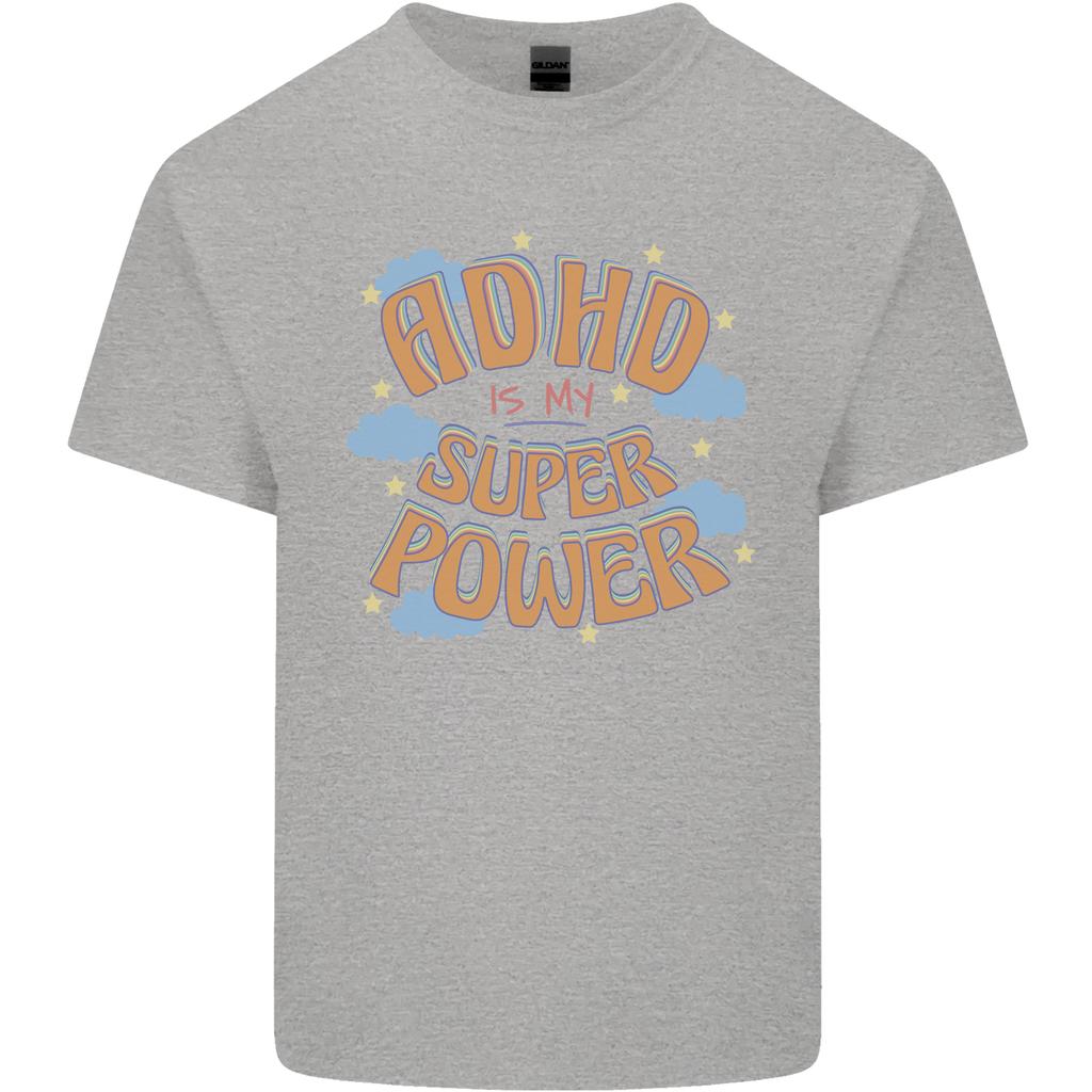 ADHD Is My Superpower Unisexs Light Cotton TShirt