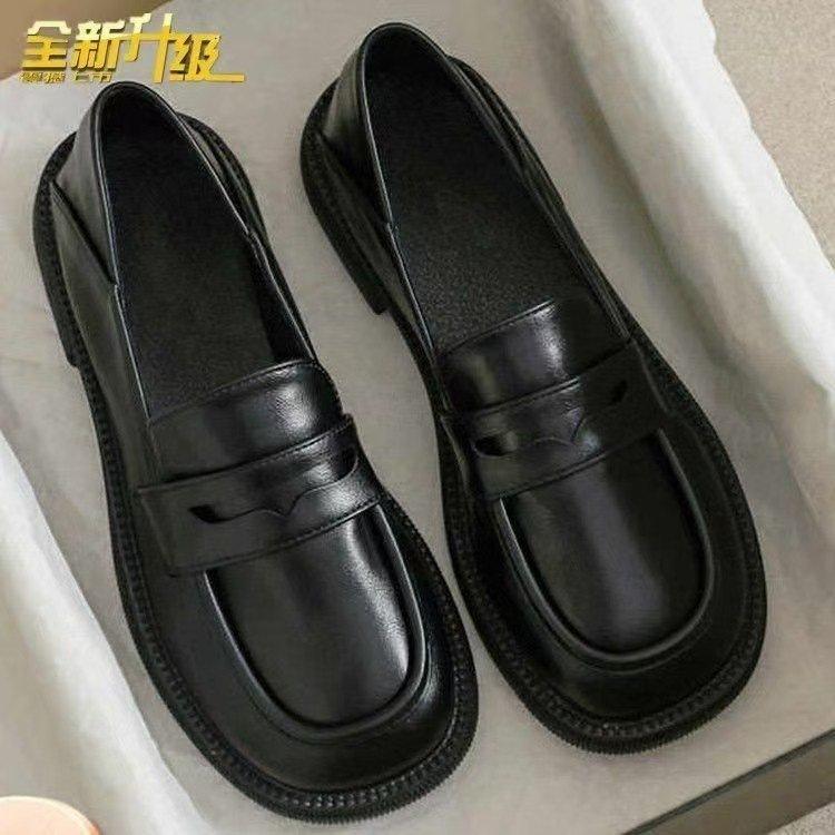 British Style Small Leather Shoes Retro Cute Japanese Jk Shoes Spring New Flat Loafers