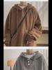 Men's Winter 2024 Casual Knitted Hooded Sweater - Button Design Pullover
