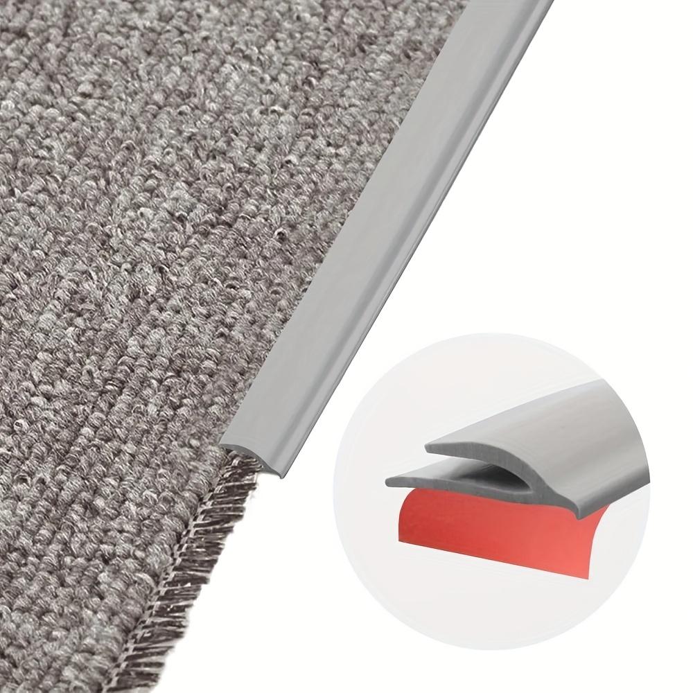 1PC 118.11in Indoor Flooring Transition Carpet Edge Strip Multi-surface Compatibility Seamless Flooring Transition Traction Enha