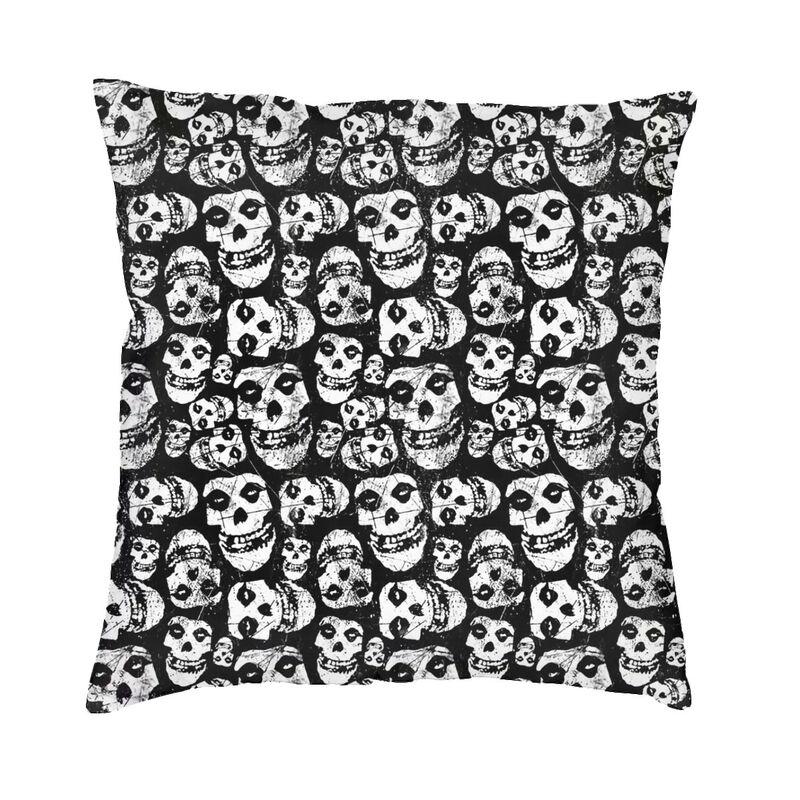 Misfits Horror Punk Rock Band Pillow Case xcm Decor Home Kawaii Outdoor Cushions Square Pillowcase