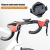 1 Set Stopwatch Rack High Strength Anti-deformation Anti-slip Strap-on Wear Resistant Bicycle Computer Bracket for Bryton R320/R420/750