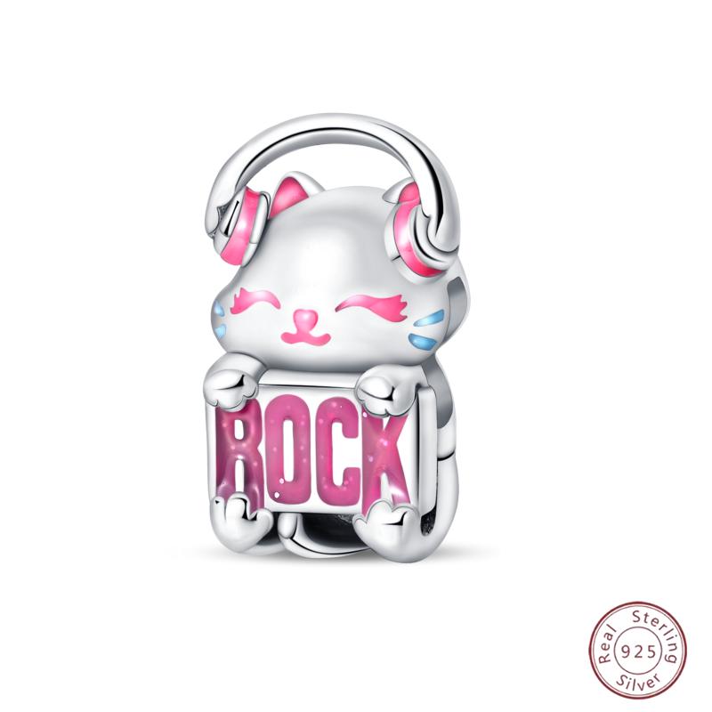 Copper Beaded Pendant Shiny Zirconia Cute Bow Original 3Mm Bracelet Women Fine Jewelry