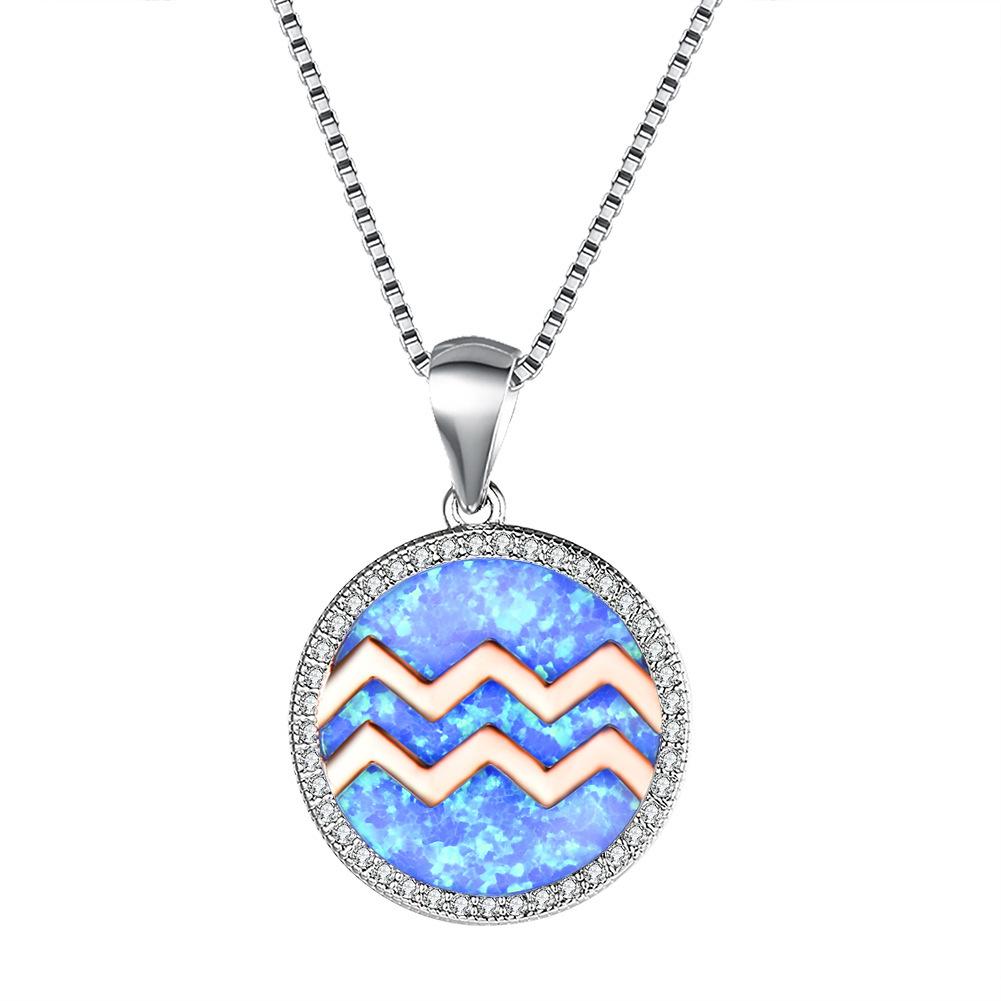 Necklace European and American 12 Constellation Necklace