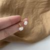 925 Sterling Silver French Exquisite Natural Freshwater Pearl Earrings for Women Temperament Wedding Party Jewelry Accessories