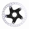 20300CMm Floating Disc Six     Mountain Bike Brake Disc Cycling Accessory(blacksilver )