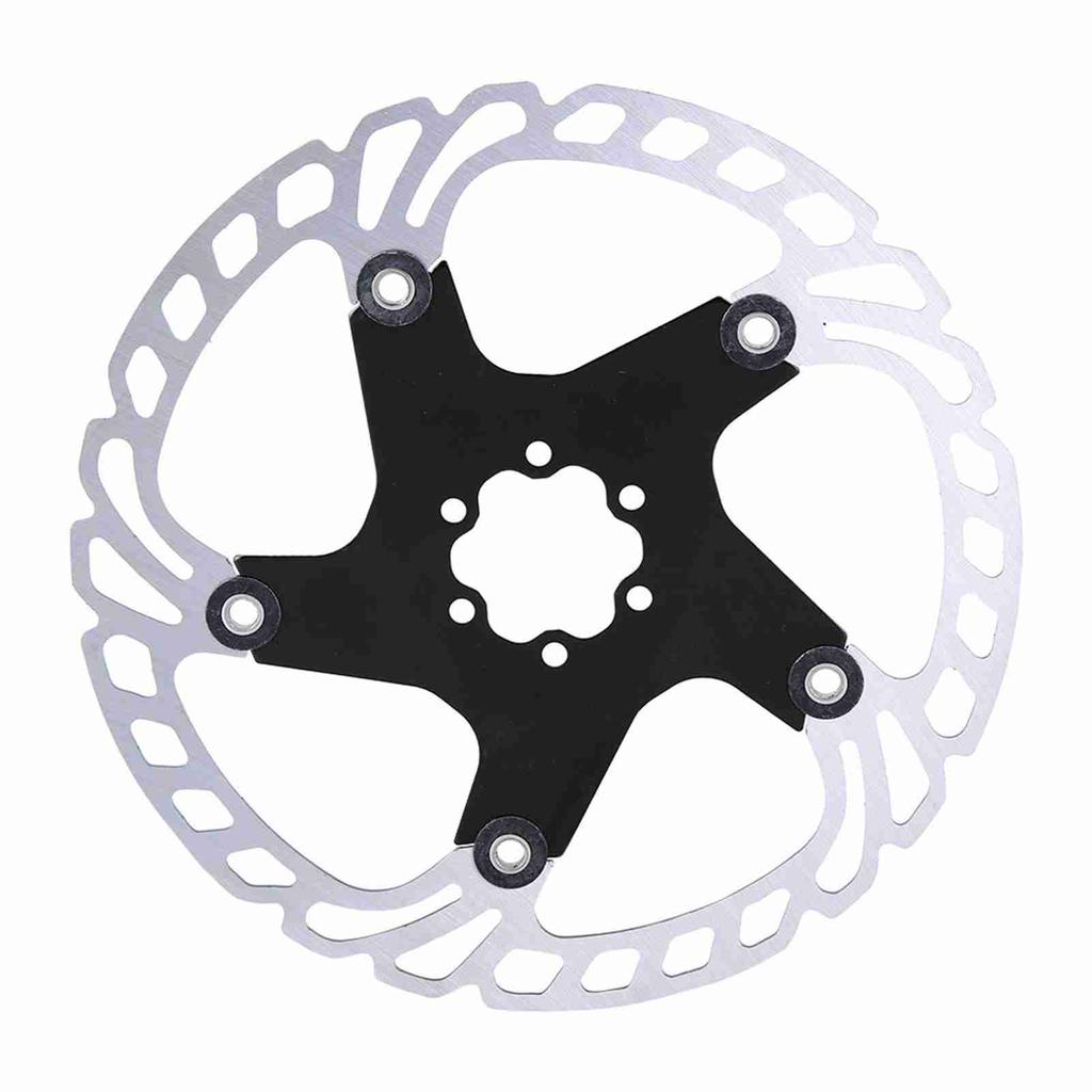 20300CMm Floating Disc Six     Mountain Bike Brake Disc Cycling Accessory(blacksilver )