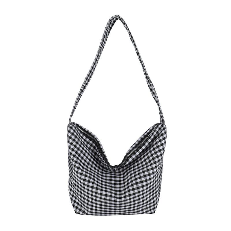 Leisure Lazy Wind Large Capacity Canvas Bag Student Class Commuter Tote Bag Literary Leisure Shoulder Tote Bag