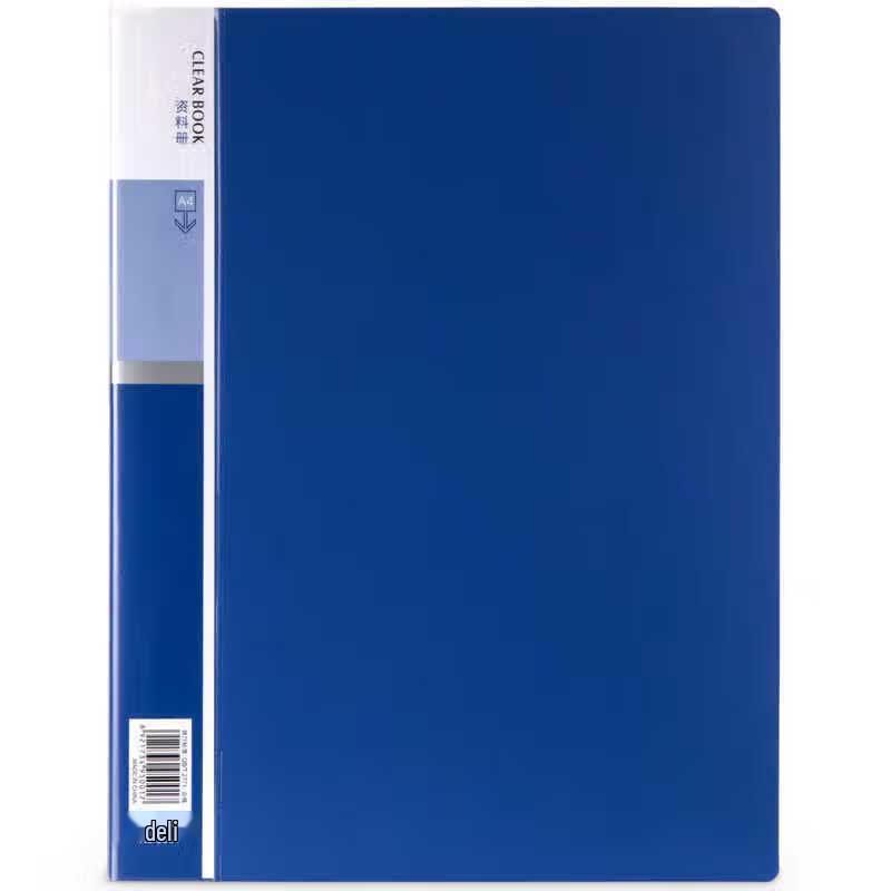 Deli A4 Document Folder with Pull-Out Label