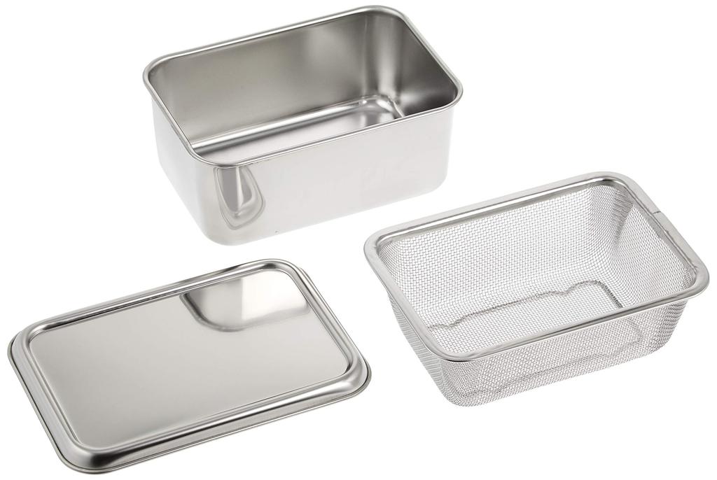 Kanda Kan Tofu Drainer Stainless Made in No For Commercial 038059 Set, Steel, Japan, Tsubame-Sanjo, Tsurunas, Use,