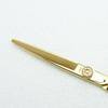 Gold Gem Hairdressing Scissors: 5.5" & 6.0" Straight & Thinning Shears for Barbers and Bangs