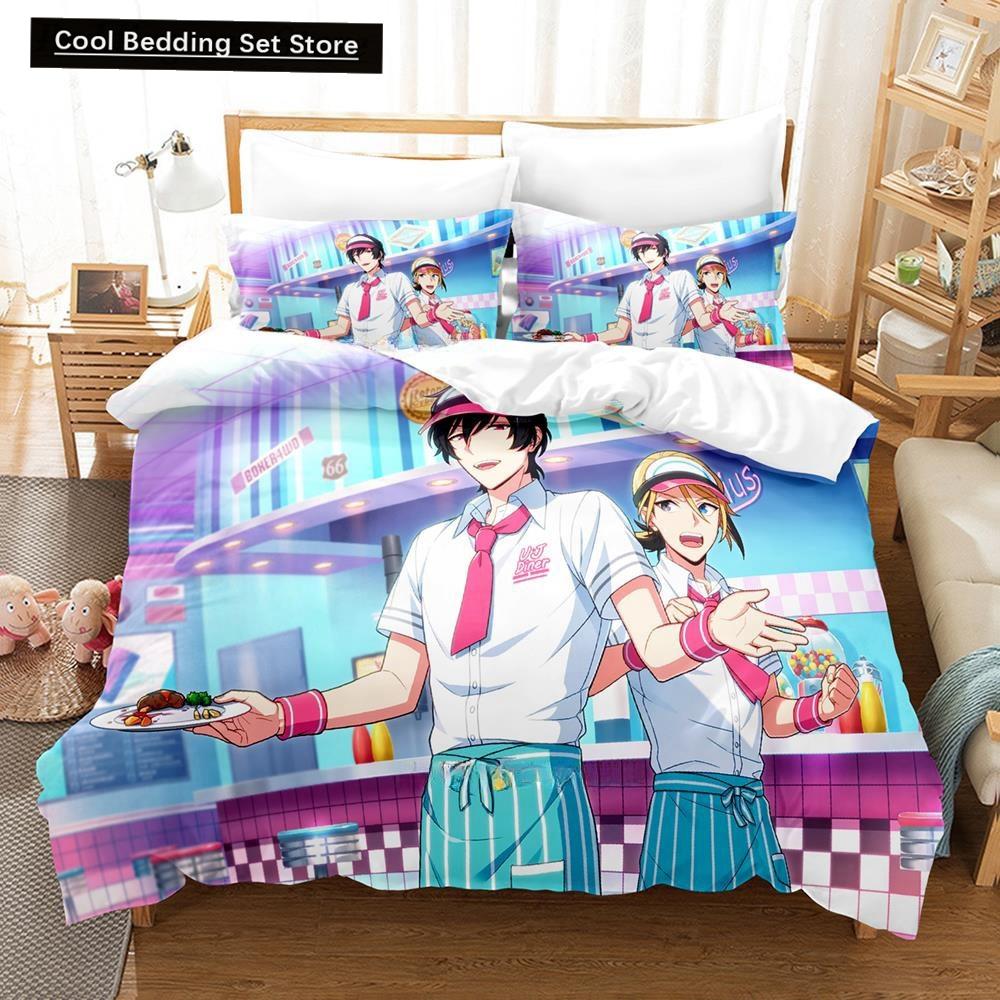 3D Cartoons Game Helios Rising Heroes Bedding Set Single Twin Full Queen King Size Bed Set Adult Kid Bedroom Duvet Cover Sets