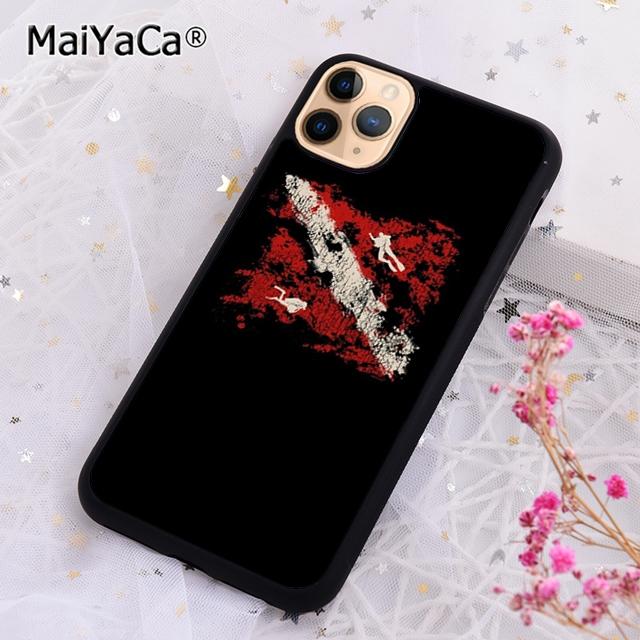 

MaiYaCa Scuba Diving Dive Flag Phone Case Cover For iPhone 17 Air 13 14 16 16e 15 pro max plus 11 12 shell coque iPhone 15pro