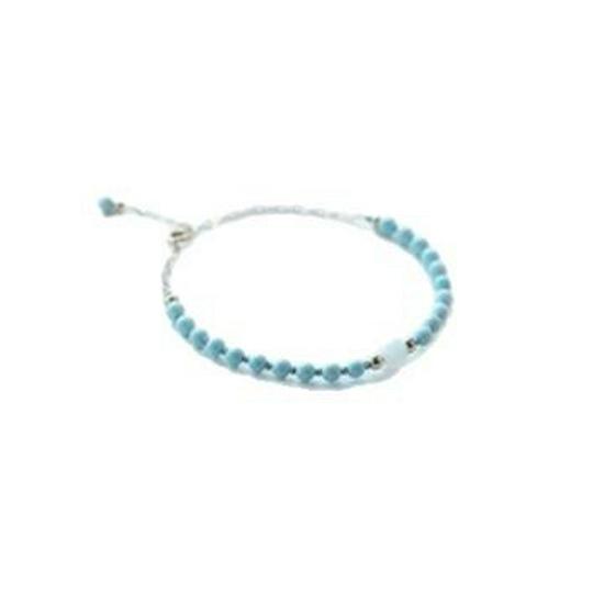 Trendy Turquoise Baby Blue Bracelet: Elegant Gift for Stylish Girls