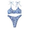 Women Decoration Bikini Set Push Up Swimsuit Beachwear Padded Swimwear