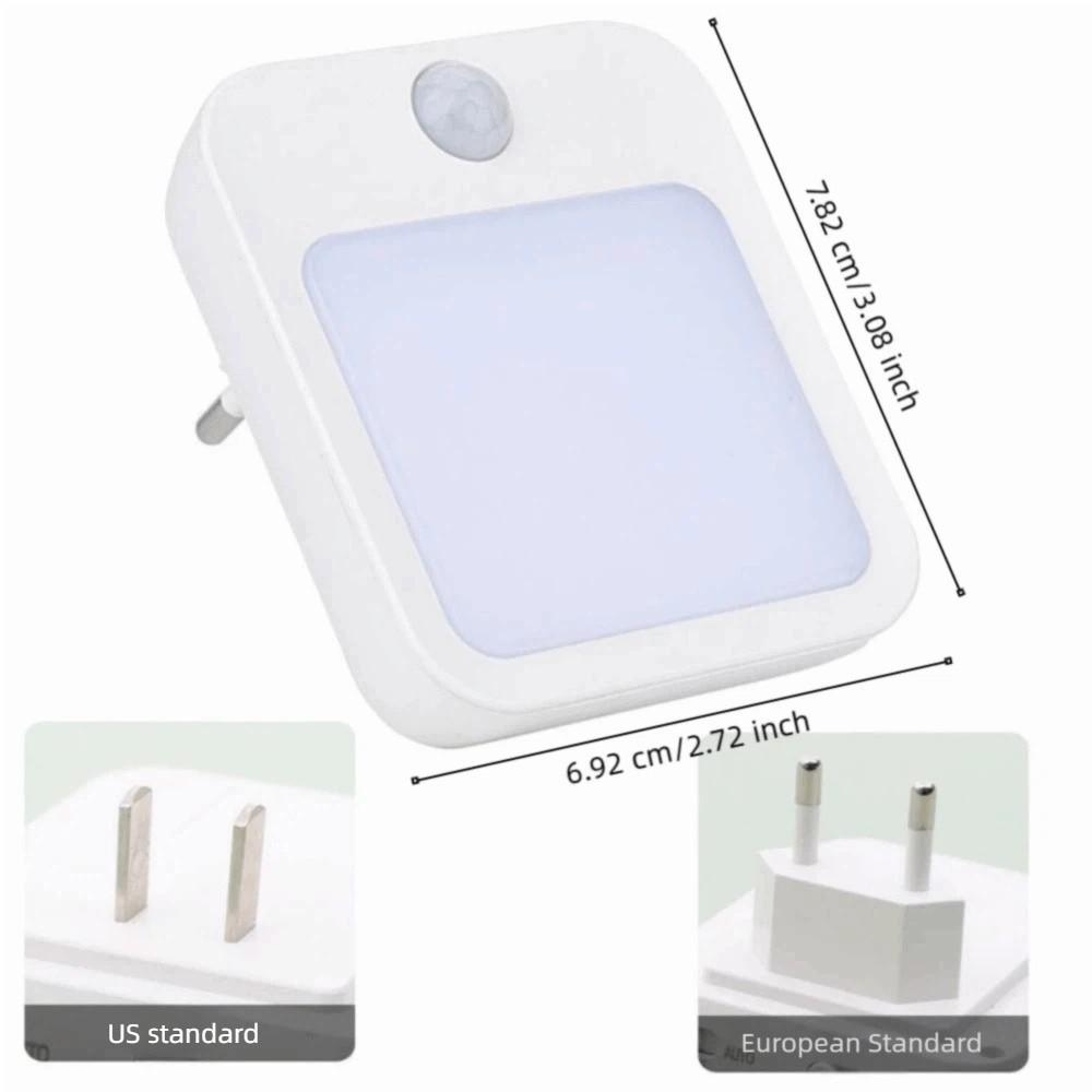 Warm White Light Plug-in LED Night Light Soft Light Adjustable Brightness LED Backlit Night Light Energy Efficient