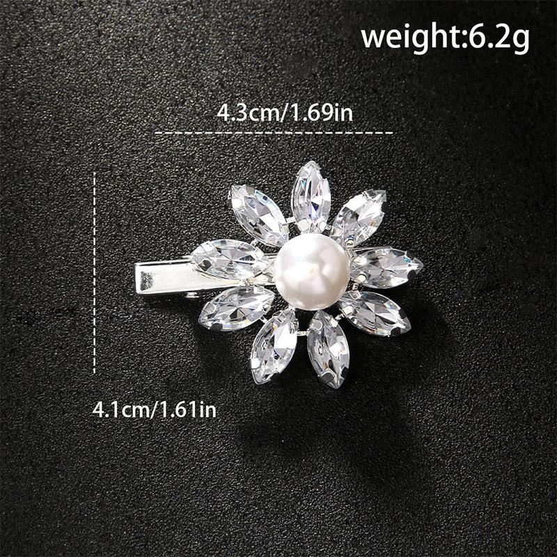 Flower Hair Combs Clips Bridal Wedding Hair Accessories For Women Bride Hairpins