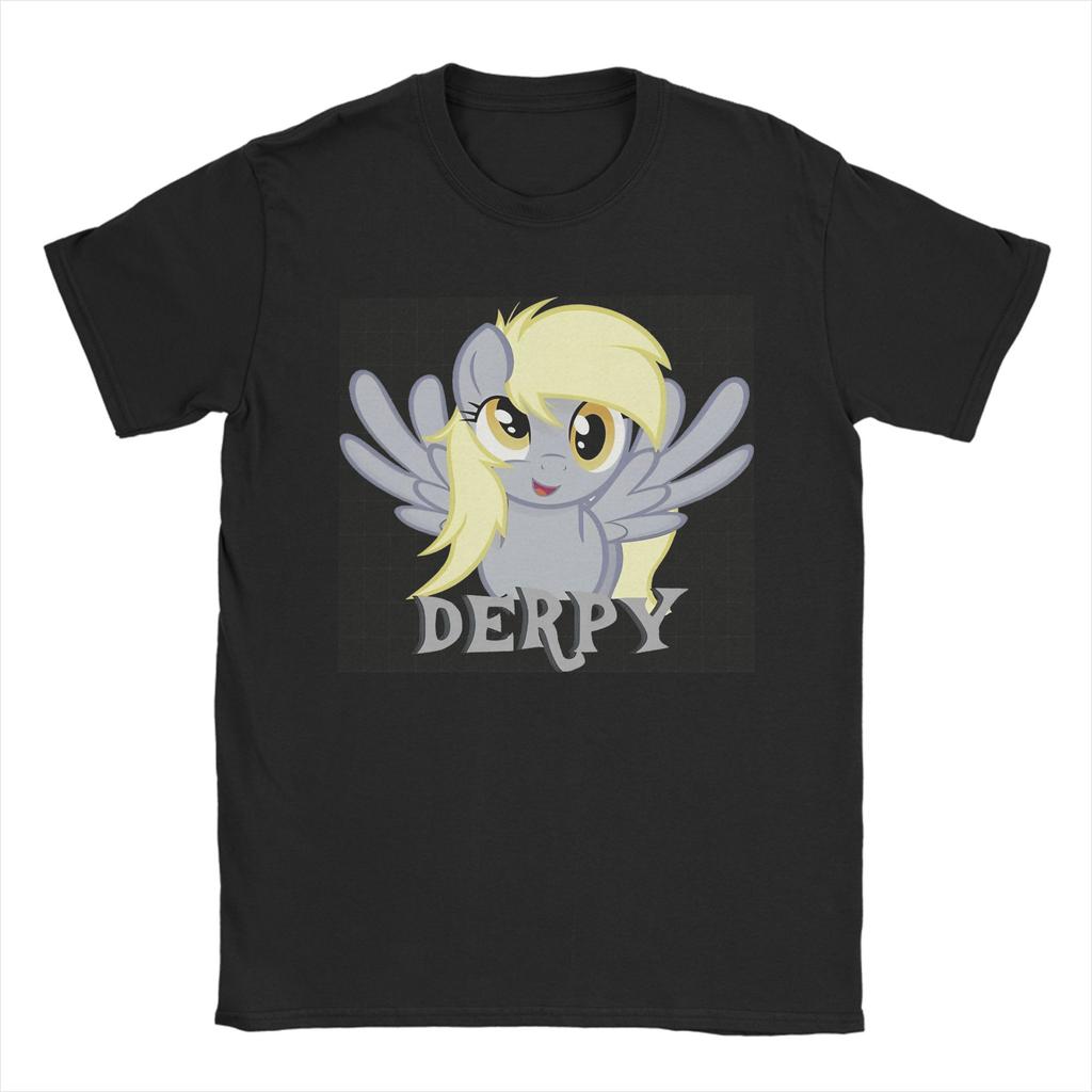 Unisex Muffins Derpy Hooves T Shirts Derpy Pure Cotton Clothing Novelty Short Sleeve O Neck Tees New Arrival TShirts