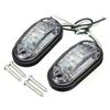 Výstražná LED dioda Oválná boční obrysová svítilna 12V 24V Nákladní příslušenství