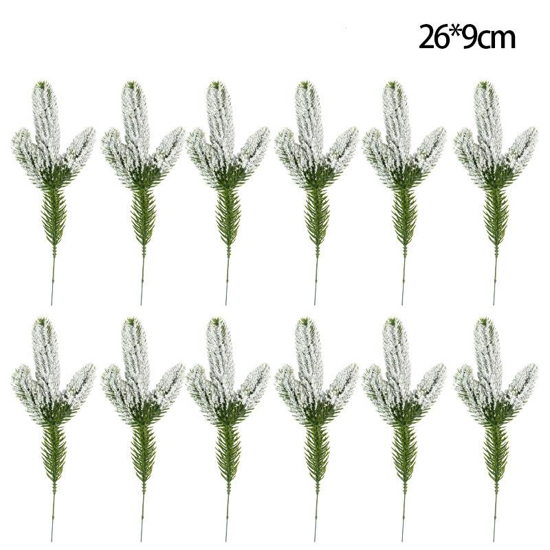 10/20 Stück Weihnachts-Kiefernzweige Weihnachtsdekoration Künstliche Falsche Pflanze Kiefernnadeln Kranz DIY Weihnachtsbaum Heimdeko Neujahr