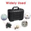 Waterproof Safety Tool Case Sealed Box Equipment Impact Resistant Tool Box Suitcase Tool Container Black 325x215x172mm