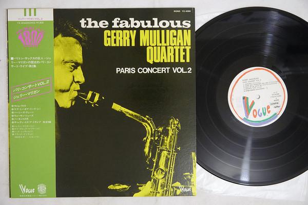 Виниловая пластинка GERRY MULLIGAN Парижский концерт Том. 2 YX4066 VOGUE 1977 Япония Джаз Б/У
