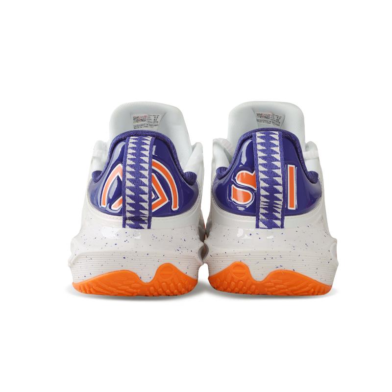Li Ning Flash Attack 11 CBA Shanghai Team PE Edition Men Basketball Shoes White Orange ABAU053-29