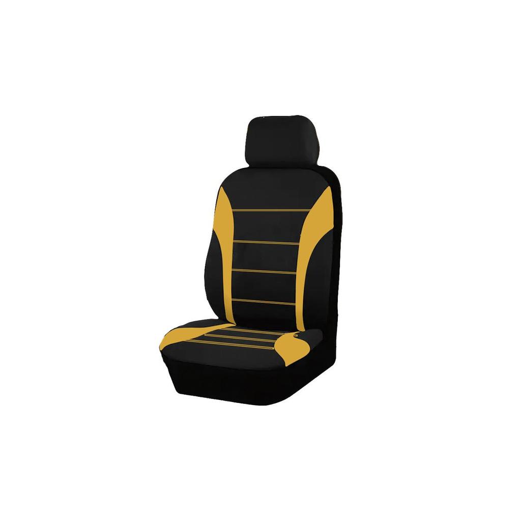 Universal Car and Minivan Seat Cover with Exclusive Waistline Design Fabric Cushion