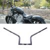 Stainless Steel Universal Drag Z Bars Fit for Motorcycles with 25 MM Handlebars(Chromed Silver)