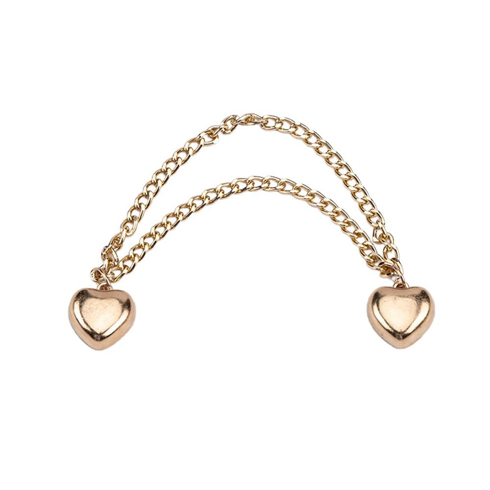 1pc New Rolled Edge Leg Fixing Clip Strong Magnetic Suction Adjustable Leg Cinching Artifact Seamless Leg Buckle Sleeve Shirt