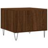 Coffee Tables 2 Pcs Brown Oak Effect 50x50x40 Cm Particleboard