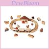 Wooden Childrens Track Toy With Train Sets For Boys And Girls Educational Play