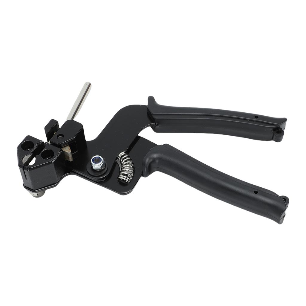 Kit de Ferramenta para Abraçadeiras de Cabo de Aço Inoxidável 304 com 100 Unidades de Abraçadeiras Ferramenta de Corte de Abraçadeiras de Cabo 11,8 Polegadas 200LBS Resistência à Tração para Cerca de Elo de Corrente Tubo de Escape