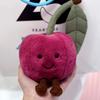 Cherry Peach Plush Toy - Cute Comfort Doll for Children
