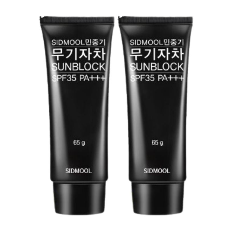 SIDMOOL Minjunggi Mineral Sunblock SPF35 PA+++ 65g Non-Nano Zinc Oxide 8.16% Titanium Dioxide 5.81% Physical Face Sunscreen