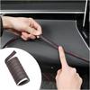 Car Interior DIY Strips PU Leather Woven Trim Strips Car Protection Stickers for Door Dashboard Stickers Car Decoration