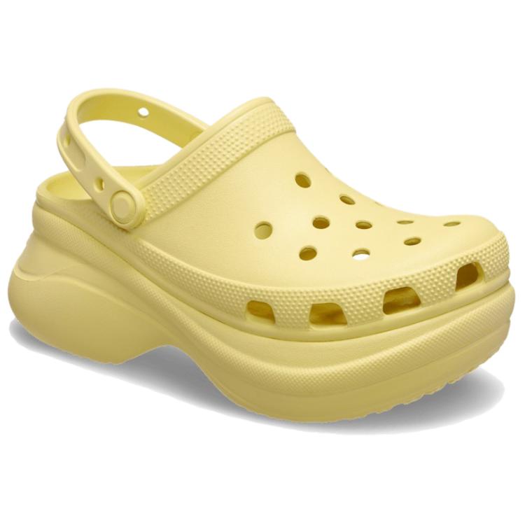 Crocs Bae Clog Classic Damen Gelb Bequem Vielseitig Plateau Atmungsaktiv Outdoor Clogs 206302-78R