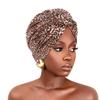 Knotted Style Twist Knot Turban Hat Pleated Floral Head Wrap Islamic Headband  Women Headwear