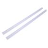 2 Pack Quiet Closing Shower Door Seal for Frameless Glass Rail Soft Contact Material Eliminates Squeaking and Scraping Sounds