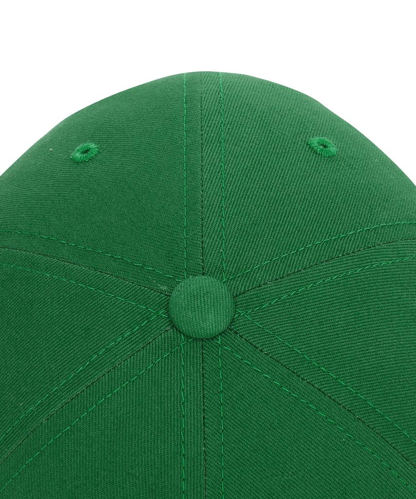 COLUMBIA UNIVERSITY Oversize Logo Cotton Ball Cap Green