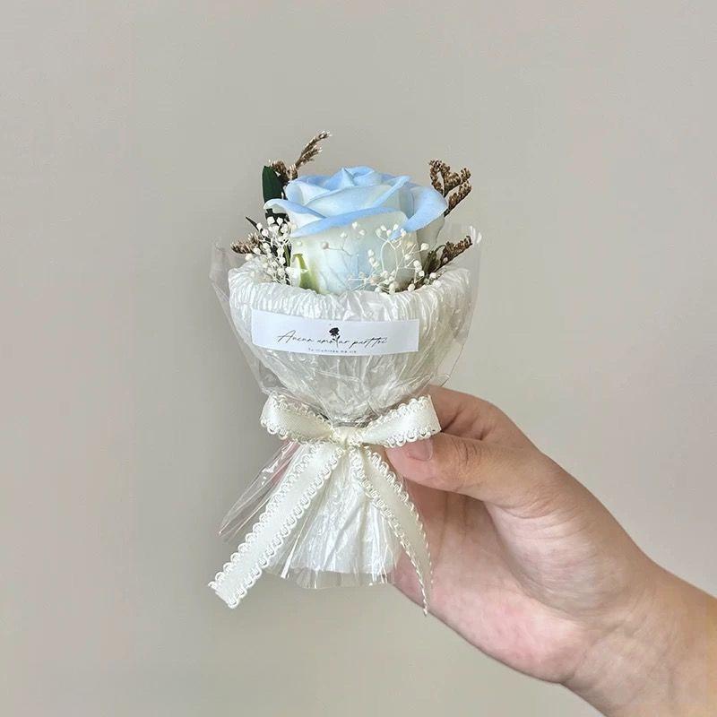 1Pc Mini Soap Small Rose Bouquet for Birthday Souvenirs, Holiday Gifts